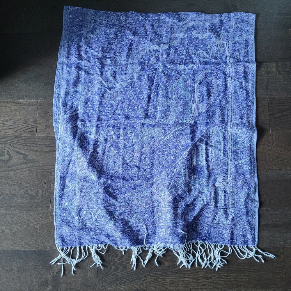Beautiful Purple Pashmina (Made in Thailand)